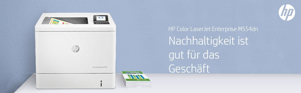 HP LaserJet Enterprise M554 dn – A4, Farbe, Duplex, 1200 × 1200 dpi