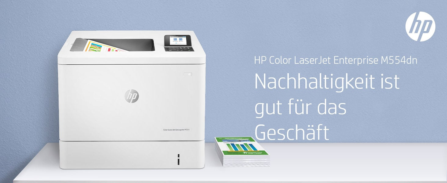 HP LaserJet Enterprise M554 dn – A4, Farbe, Duplex, 1200 × 1200 dpi