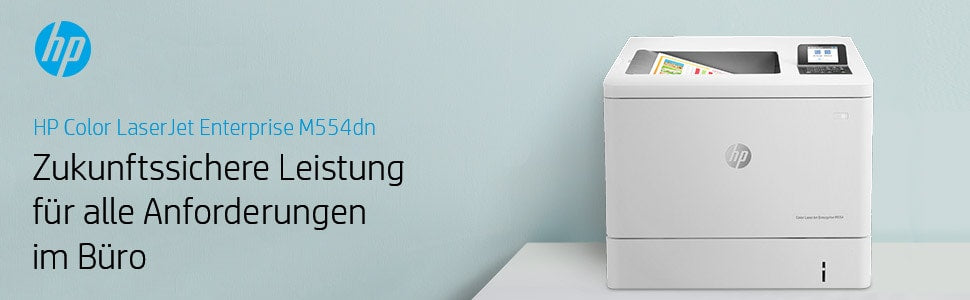 HP LaserJet Enterprise M554 dn – A4, Farbe, Duplex, 1200 × 1200 dpi