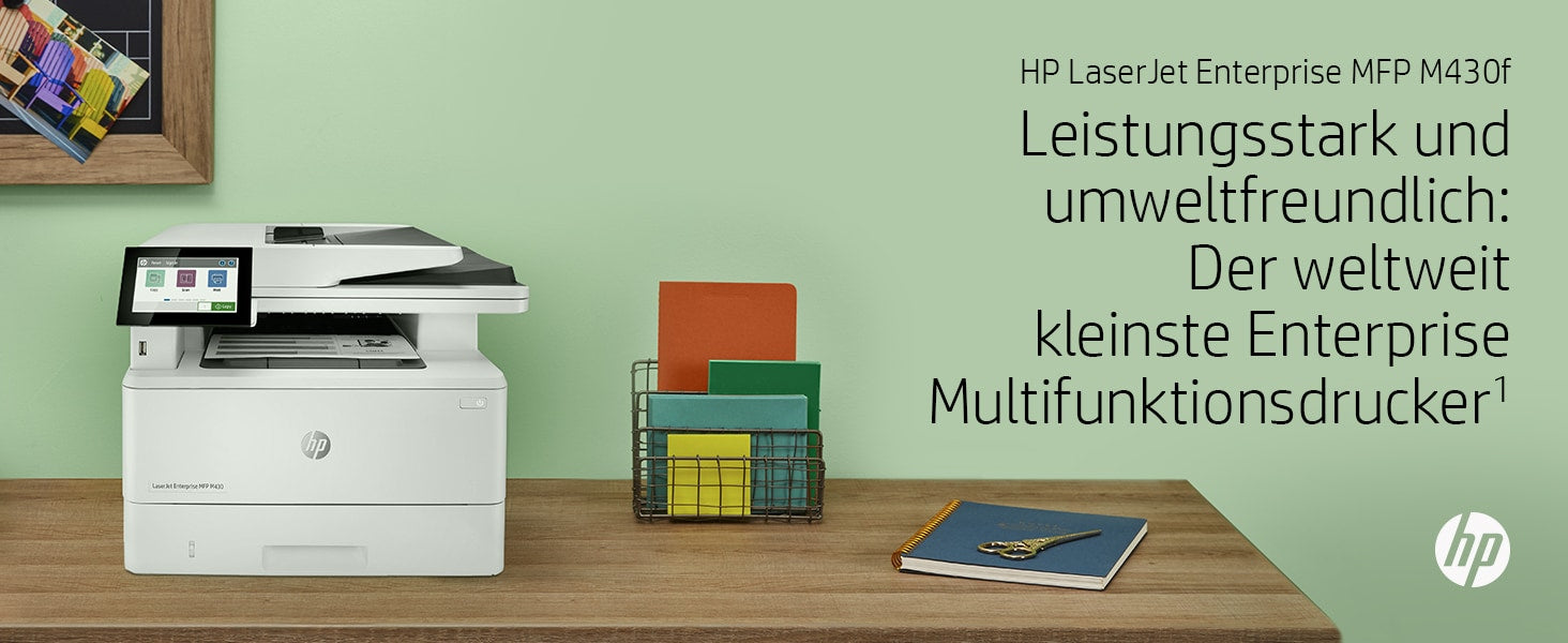 HP LaserJet Enterprise M430 f – S/W Laser-MFP, 4-in-1 – 40 Seiten pro Minute S/W