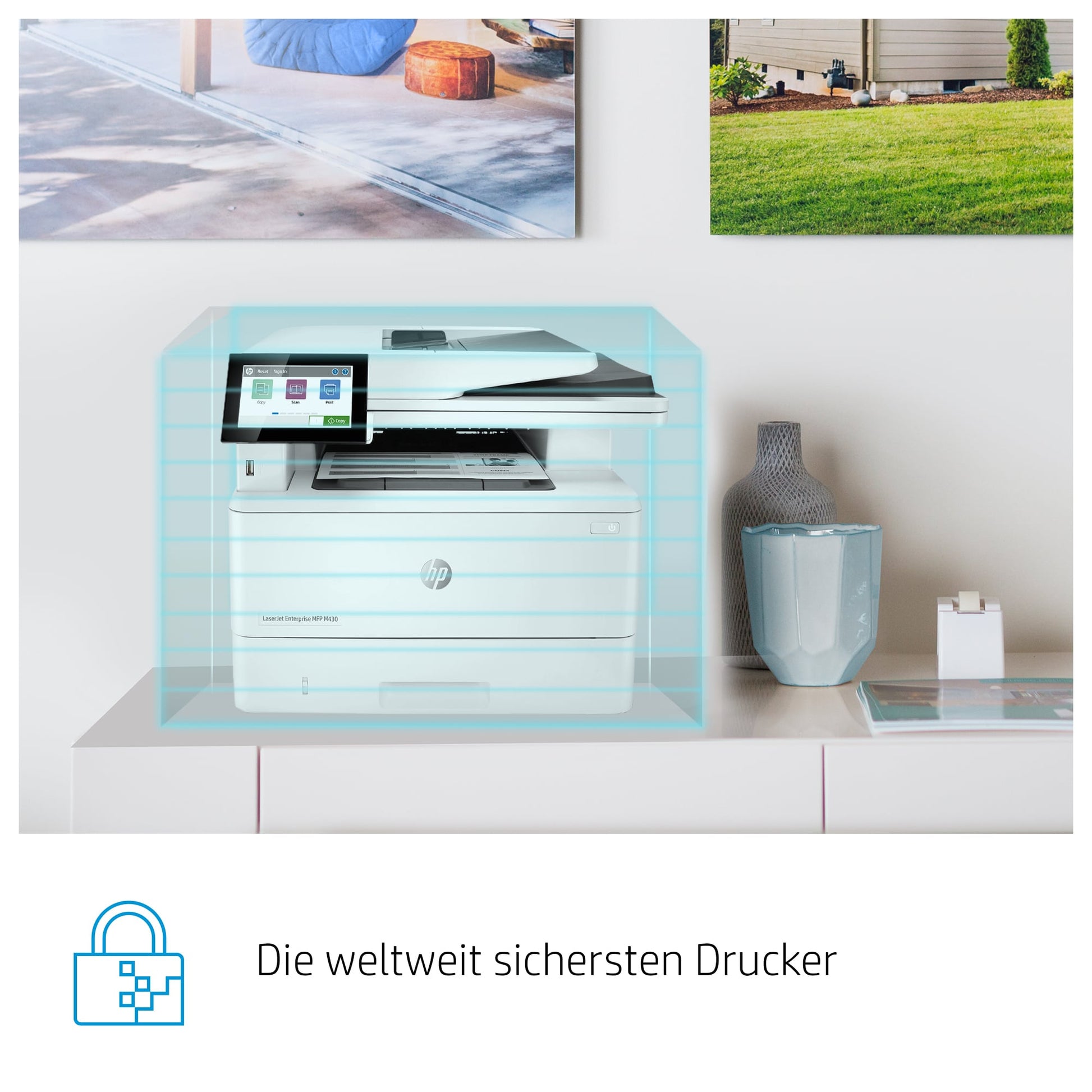 HP LaserJet Enterprise M430 f – S/W Laser-MFP, 4-in-1 – 40 Seiten pro Minute S/W