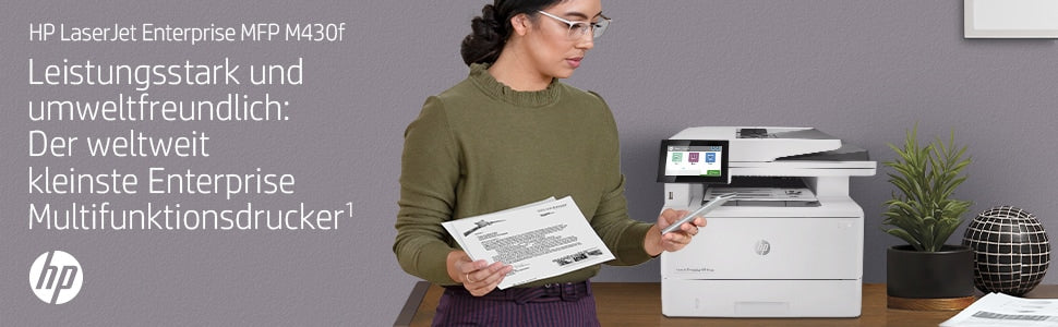 HP LaserJet Enterprise M430 f – S/W Laser-MFP, 4-in-1 – 40 Seiten pro Minute S/W