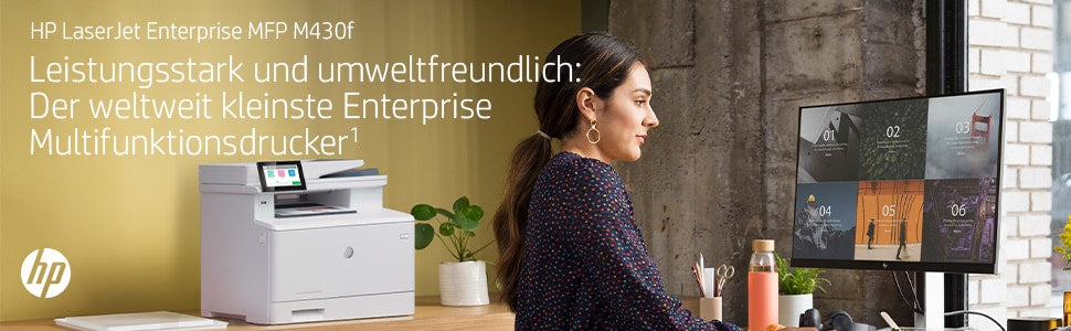 HP LaserJet Enterprise M430 f – S/W Laser-MFP, 4-in-1 – 40 Seiten pro Minute S/W
