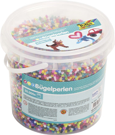 Folia Bügelperlen, Midi, Mehrfarbig, 30'000 Stk.
