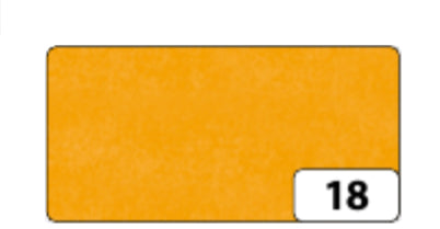 Folia Seidenpapier – 500 × 700 mm – 20 g/m² – hellorange – 6 Blatt