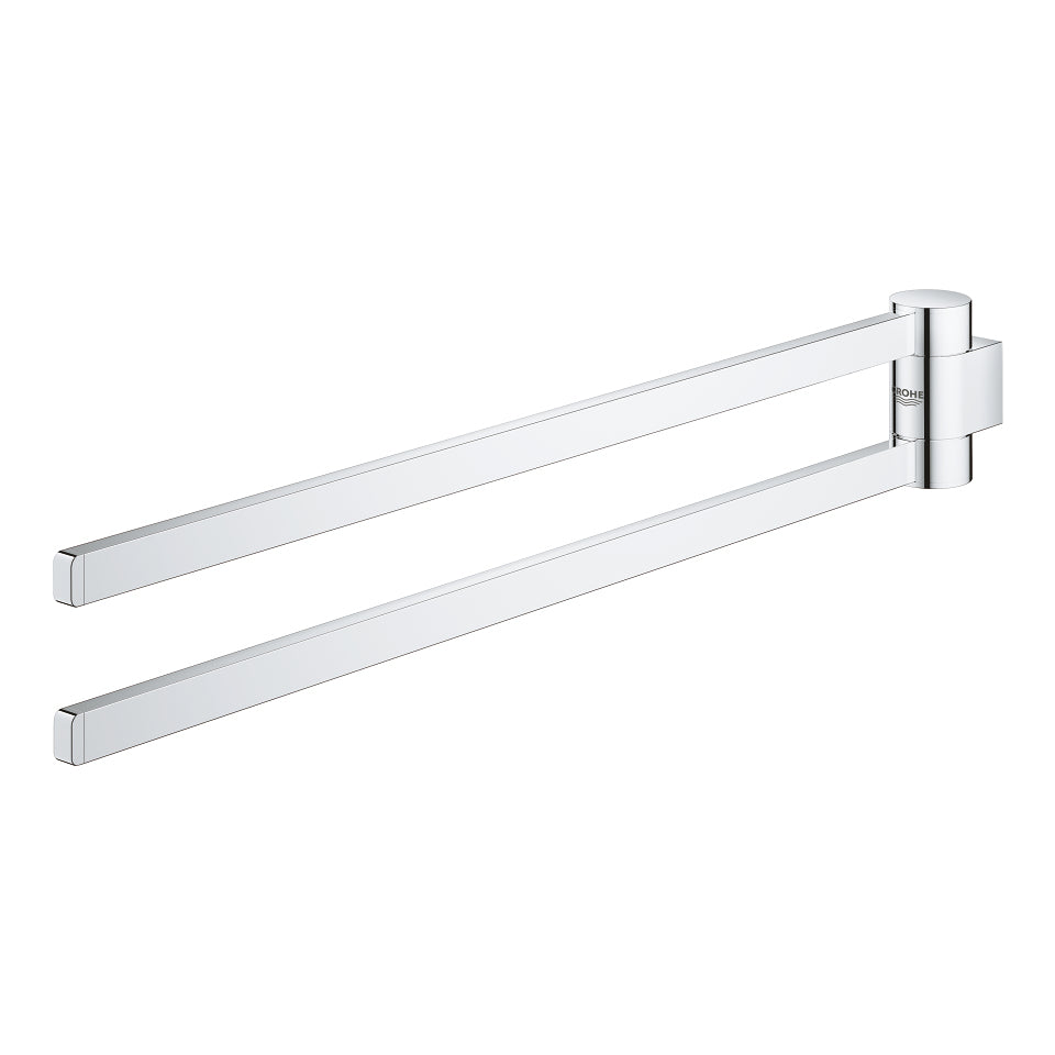 GROHE Doppelter Handtuchhalter – 44,1×6,5×3 cm, Metall, Chrom, zum Schrauben