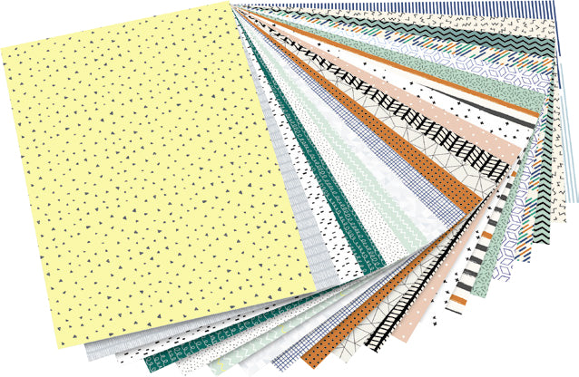 Folia Motivkartonblock – 240 × 340 mm – 270 g/m² – sortiert – 20 Blatt