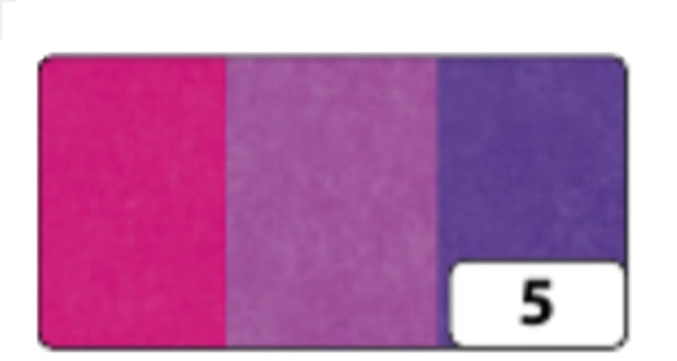 Folia Seidenpapier – 500 × 700 mm – 20 g/m² – sortiert – 6 Blatt