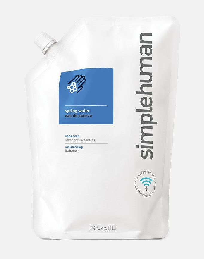 Simplehuman Handseife – Wasserblumen – Nachfüllbeutel – 1 l