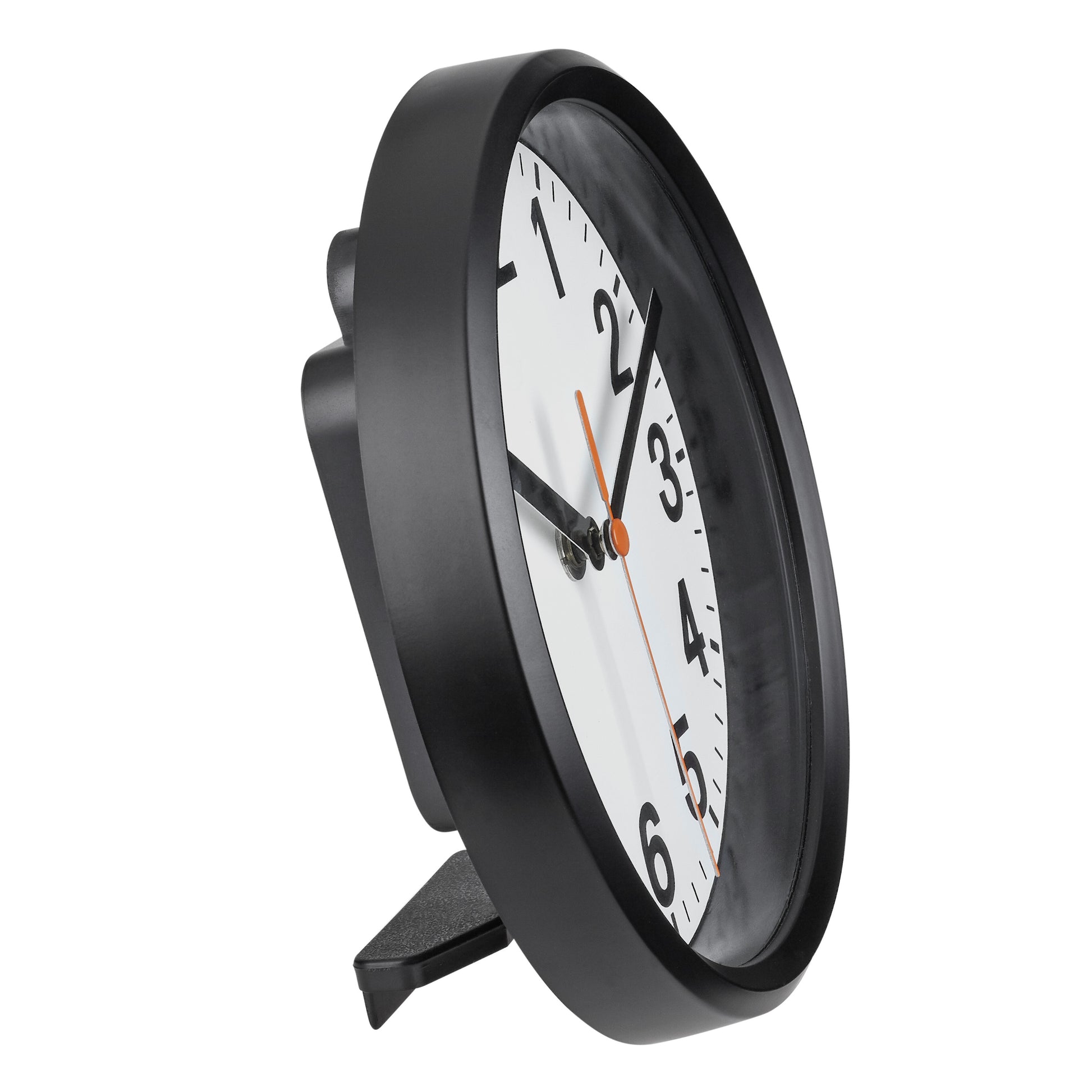 TFA-Dostmann TFA Dostmann Wanduhr – Funk, analog, Ø 17,7 cm, schwarz/weiß, Glas