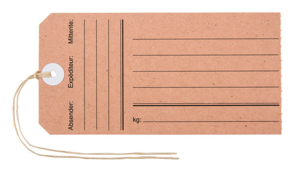 Biella Schuletiketten – 120 × 60 mm, 10 Stk, Karton