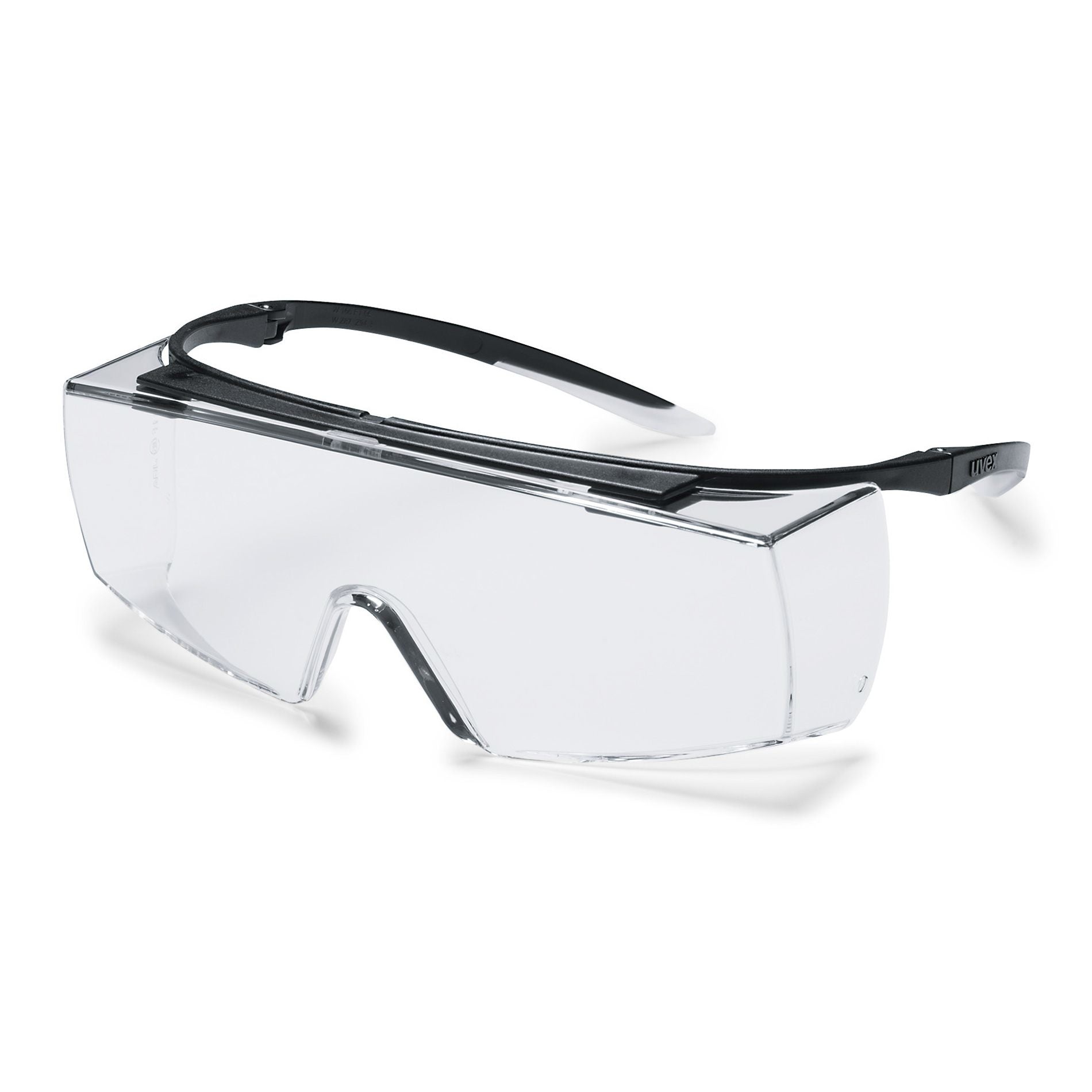 Uvex Überbrille super f OTG – klar, für Brillenträger, UV-Schutz, kratzfest