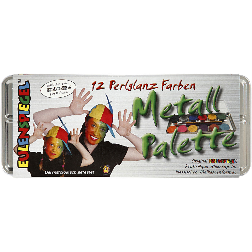 Eulenspiegel Schminkpalette – Farbmix – 12 Farben