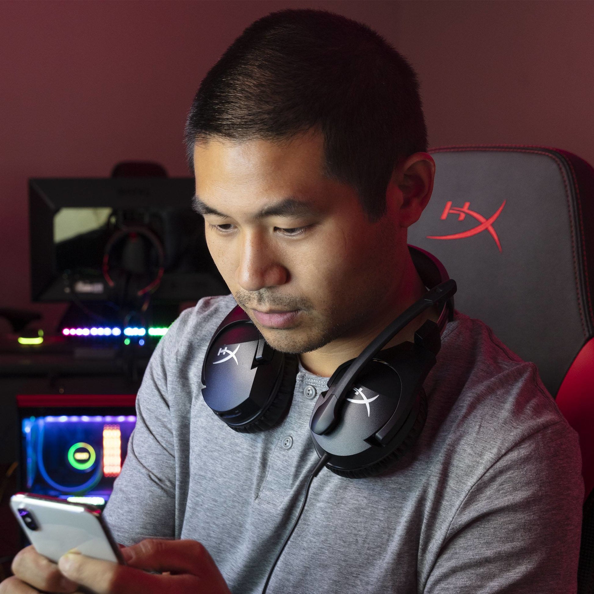 HyperX Cloud Stinger S Gaming-Headset – Over-Ear, Stereo, Kabelgebunden, 3,5 mm Klinke, Schwarz