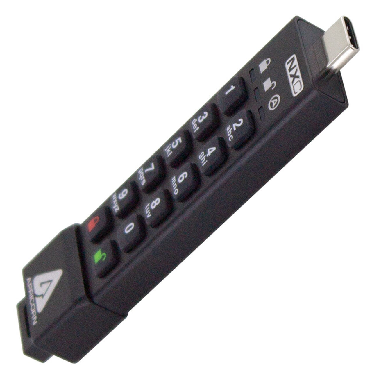 Apricorn ASK3-NXC-128GB – 128 GB, USB 3.2 Gen 1 (USB Typ-C), IP68, Hardwareverschlüsselung