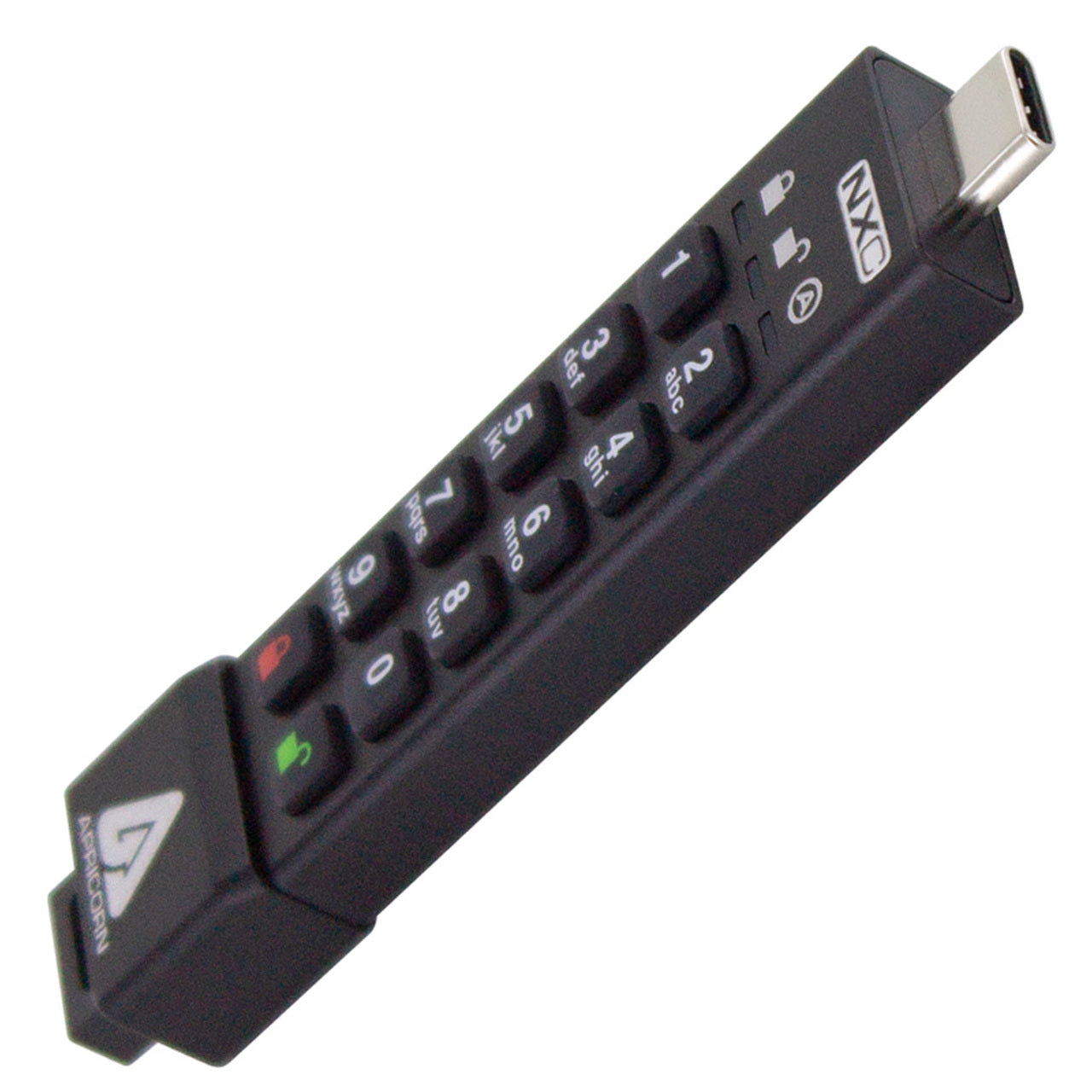 Apricorn Aegis Secure Key 3NXC USB-Stick 16 GB – USB-A 3,2 Gen 1, AES-256 (XTS), FIPS 140-2, PIN, IP68