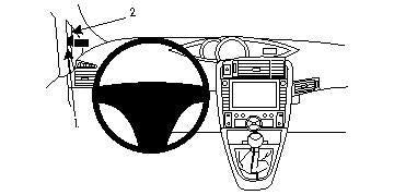 Brodit Auto-Halterung – Universal – Schwarz