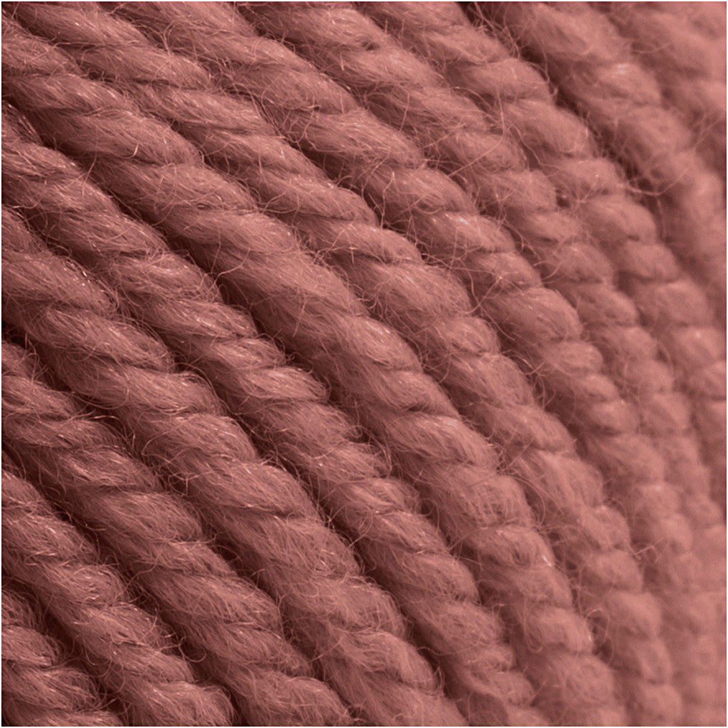 Creativ Company 447405 Garn Rosa – 100 g, 125 m, Polyacryl, Nadel 6 mm