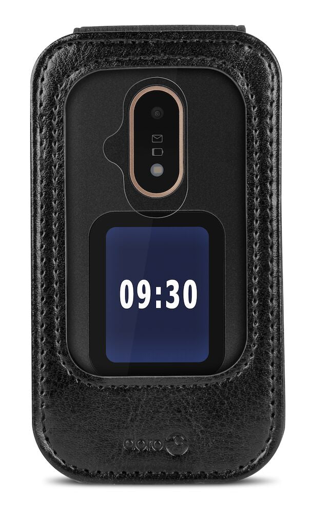 Doro Backcover – für Doro L20/L30/E20/E22/E30/6040/6060/6820/6880/7030/7080 (Auswahl), Schwarz