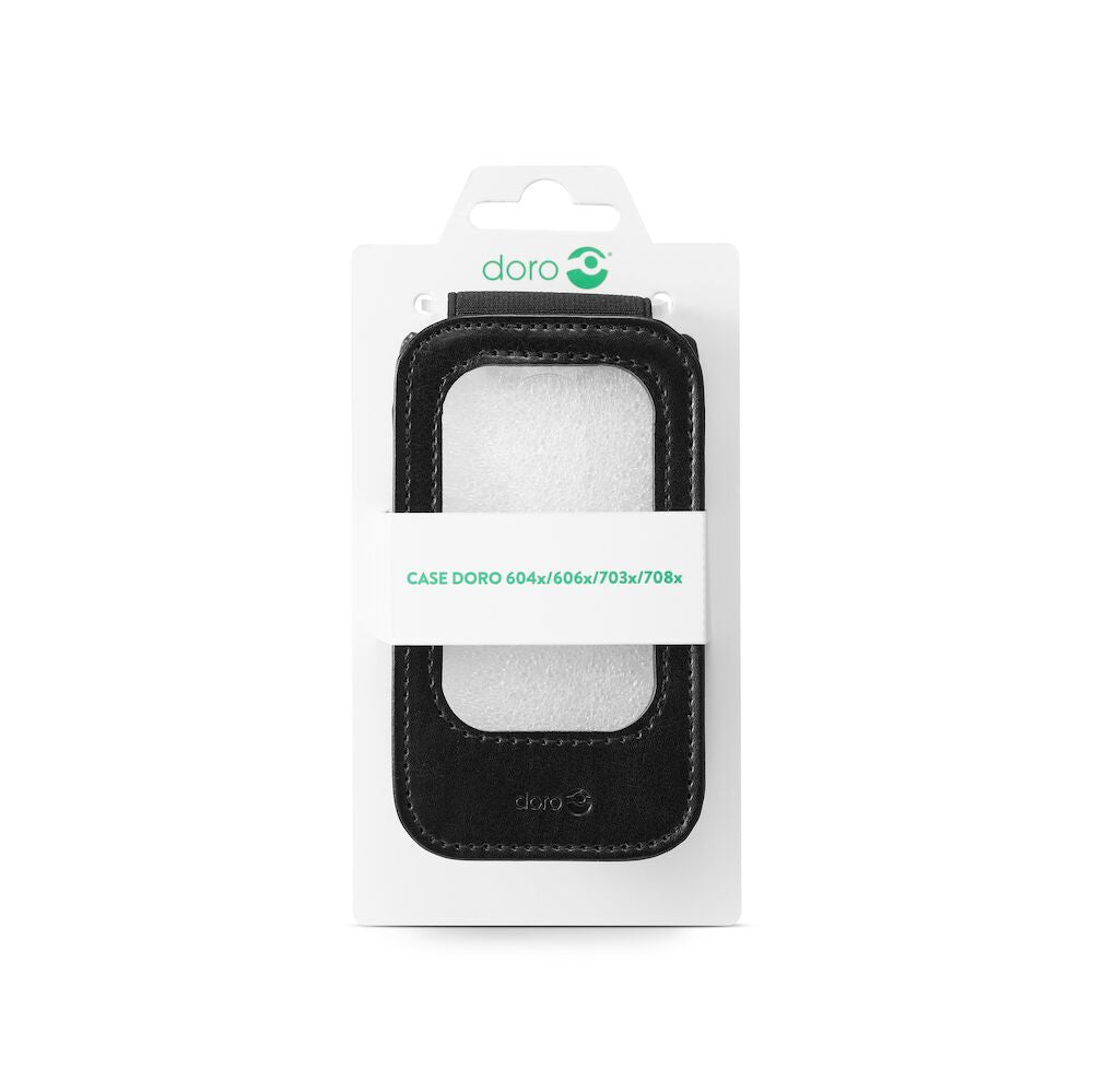 Doro Backcover – für Doro L20/L30/E20/E22/E30/6040/6060/6820/6880/7030/7080 (Auswahl), Schwarz