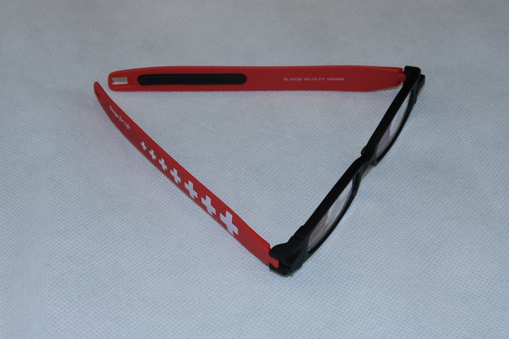 Figoline Lesebrille Swiss Edition +2,0 dpt – Gläser transparent, Kunststoff, weiss