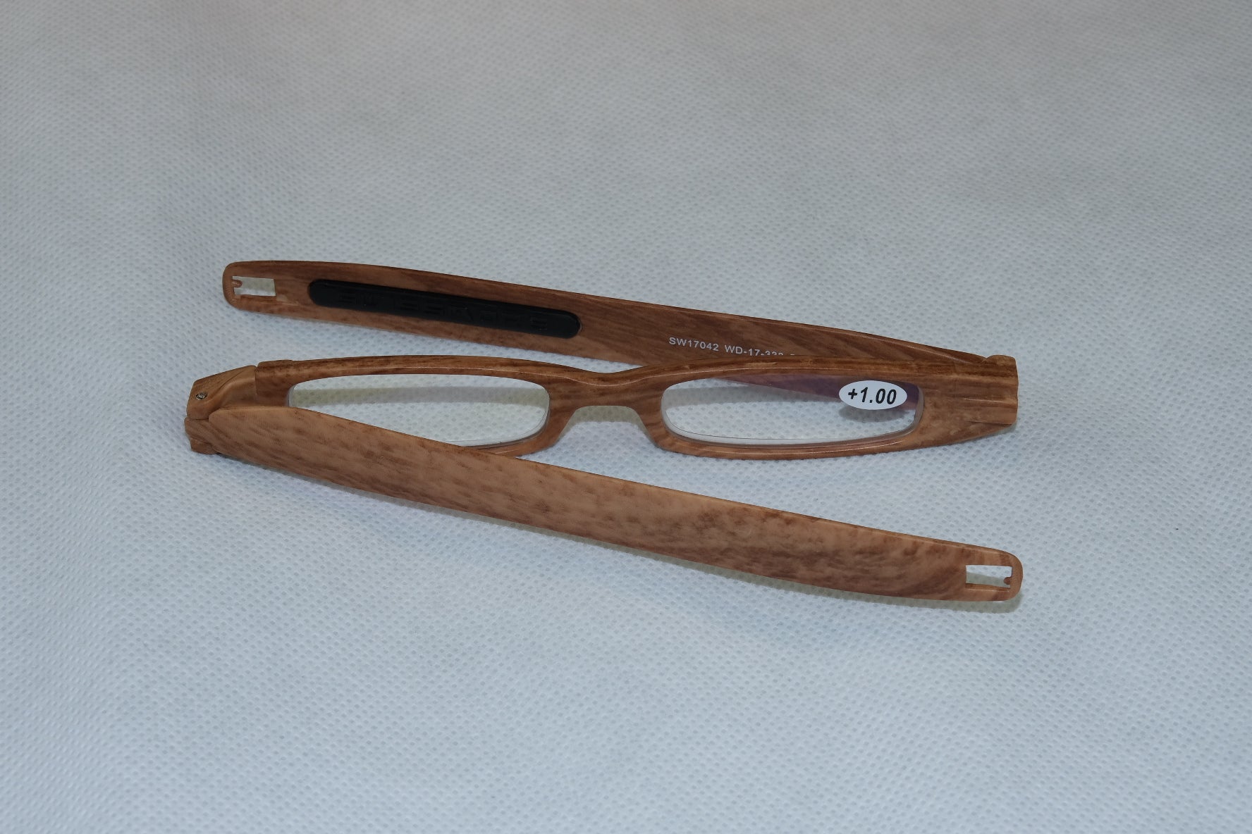 Figoline Schutzbrille Wood +2,5 dpt – Gläser transparent, Rahmen braun
