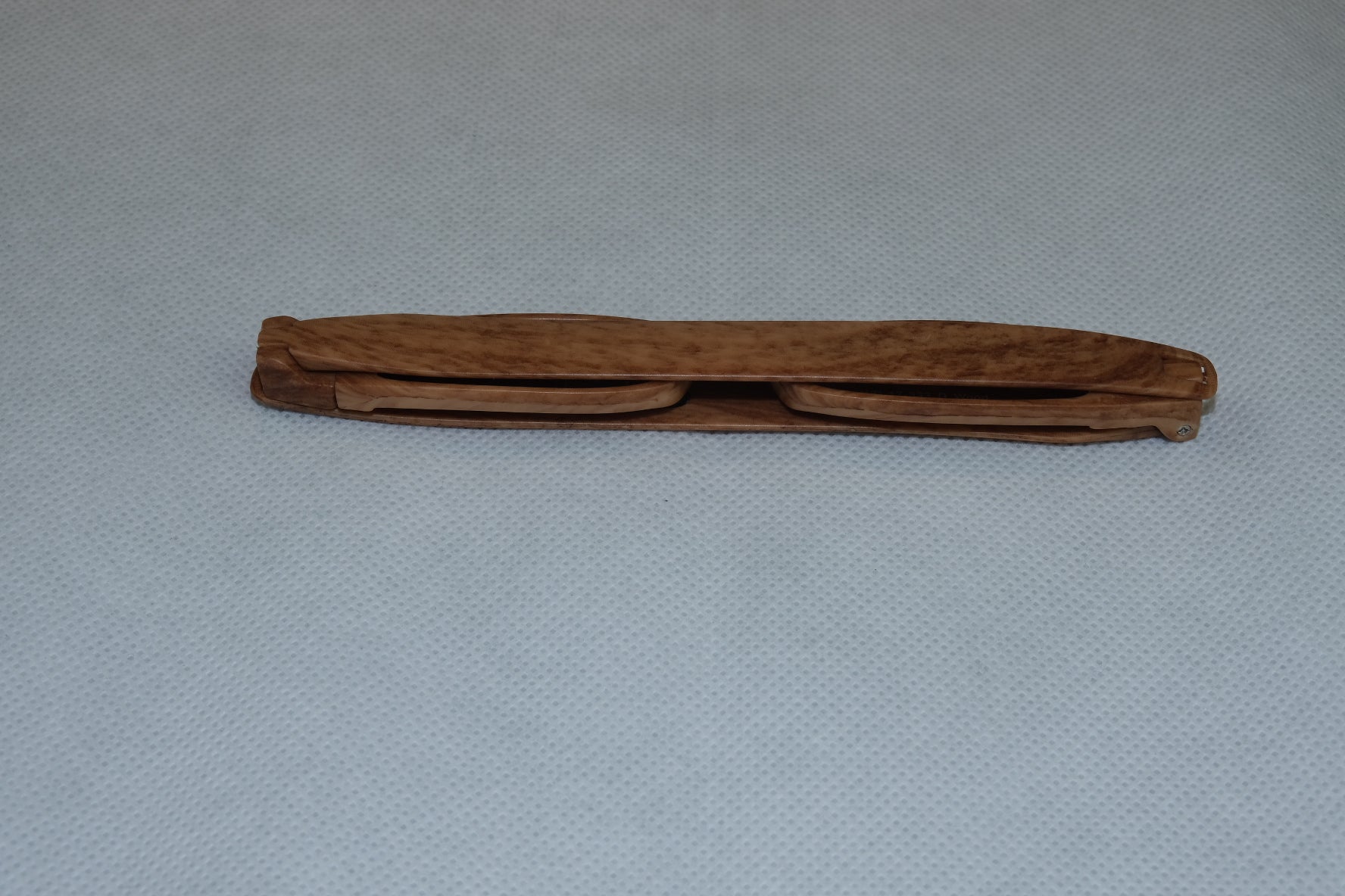 Figoline Schutzbrille Wood +3,0 dpt – Gläser transparent, Rahmen braun, Kunststoff