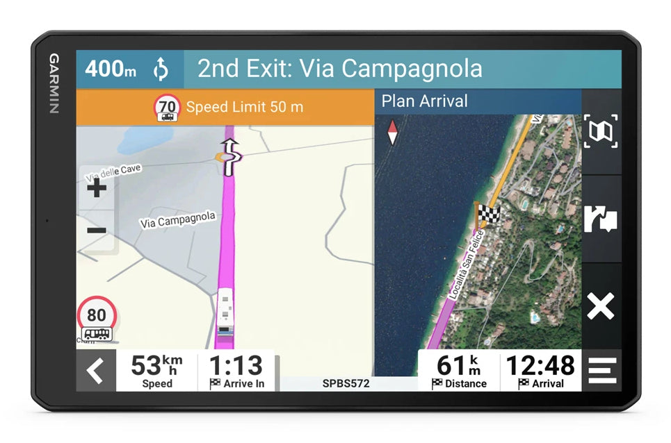 Garmin CAMPER 1095 MT-S – 10,1" Interaktives Display (Touch), Kapazitiv, Schwarz
