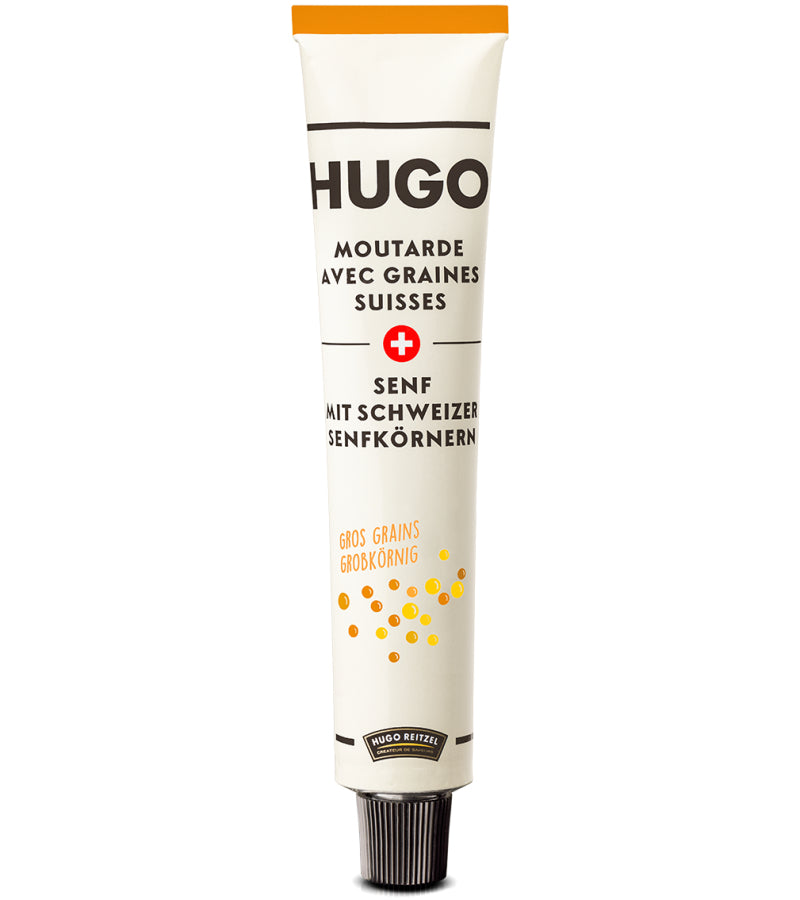 Hugo Reitzel Senf grobkörnig – 100 g