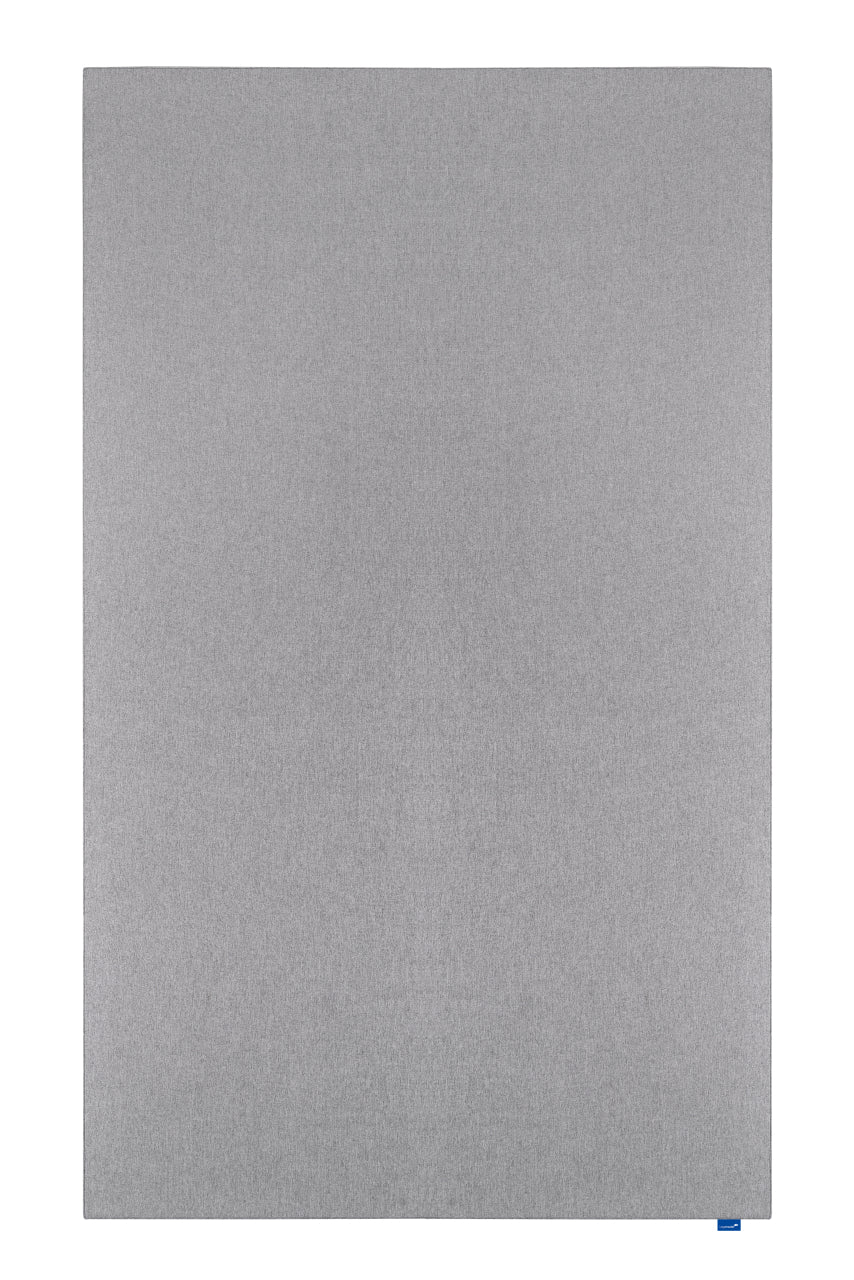 Legamaster Akustik-Pinnwand WALL-UP – Textil – 120 × 200 cm – Grau