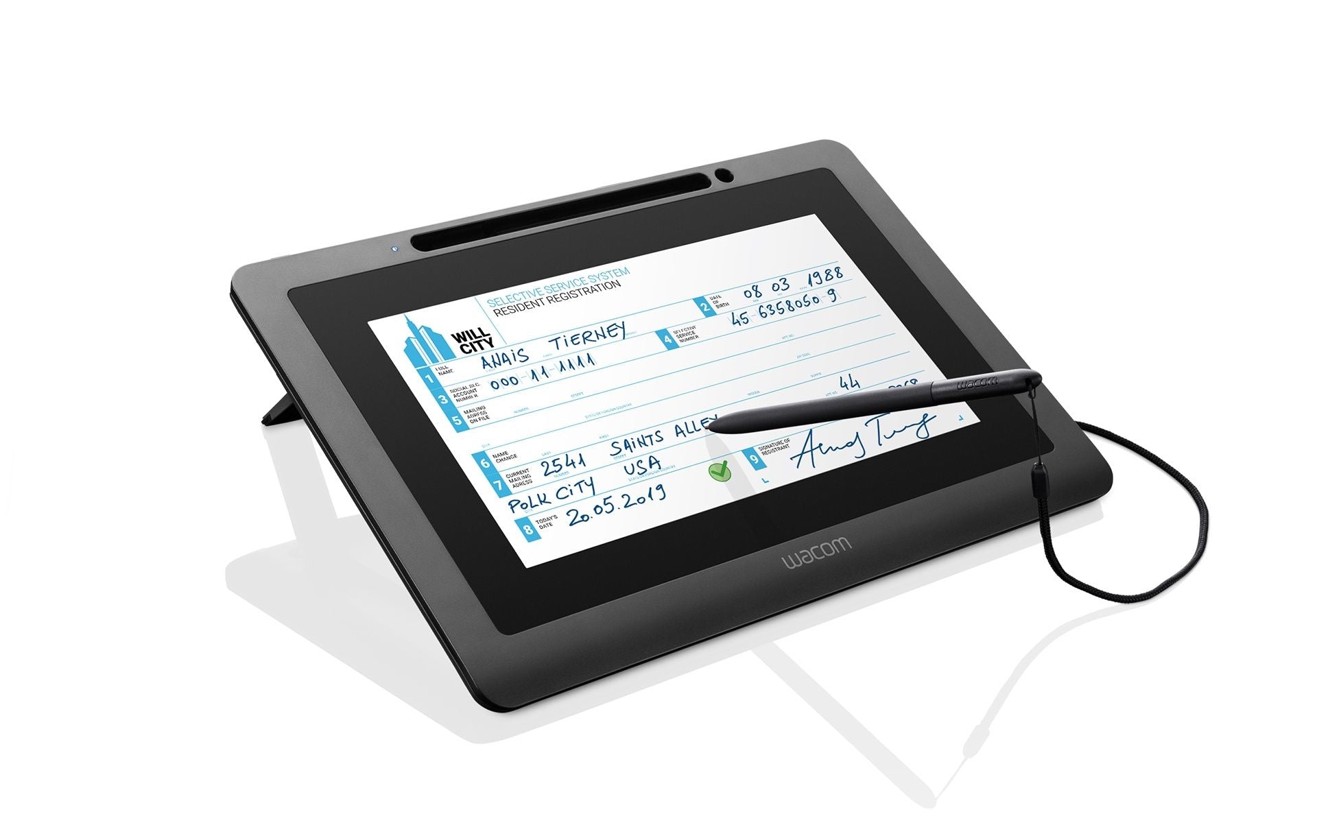Wacom Stiftdisplay, 10,1", Stift