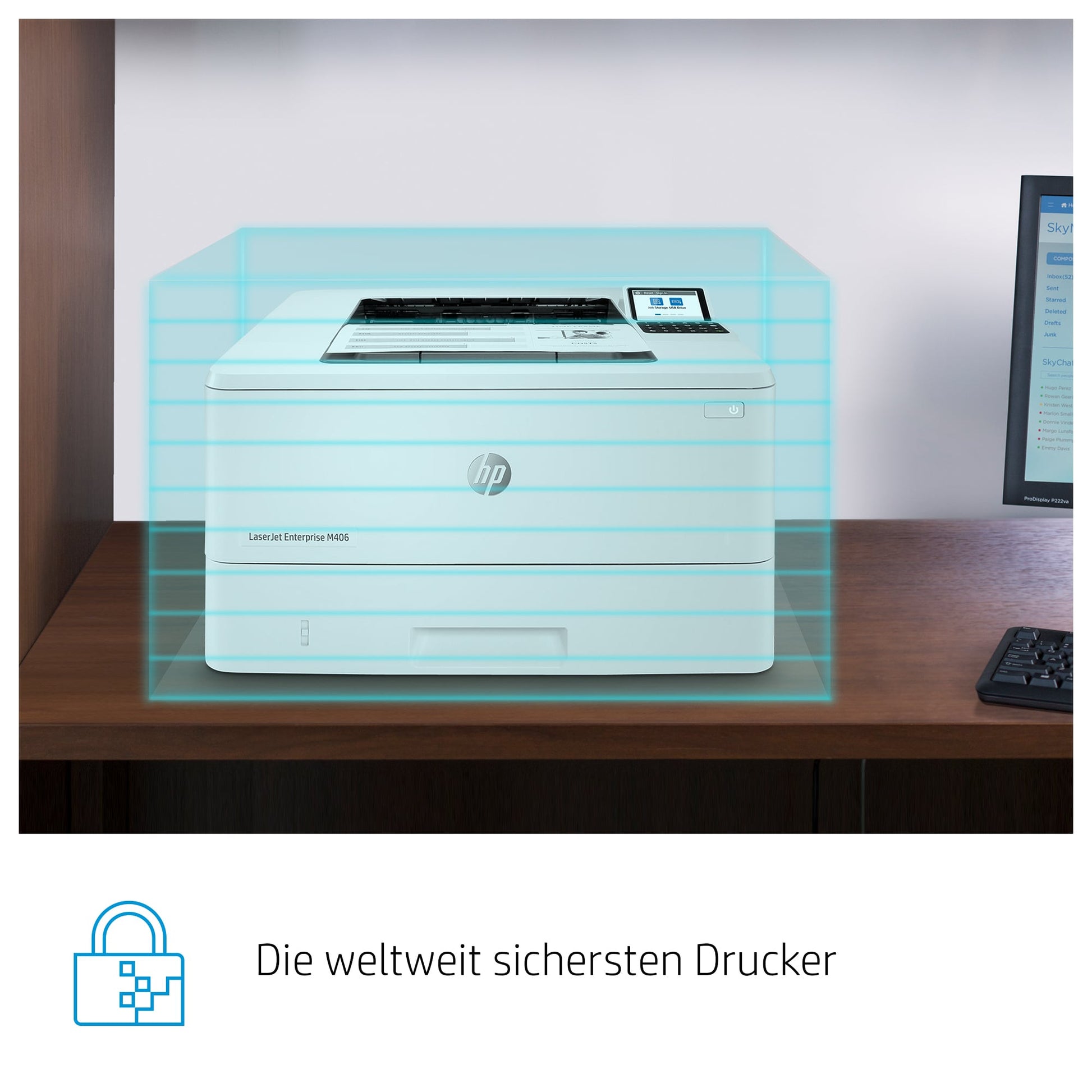 HP LaserJet Enterprise M406dn – 40 Seiten/Min.
