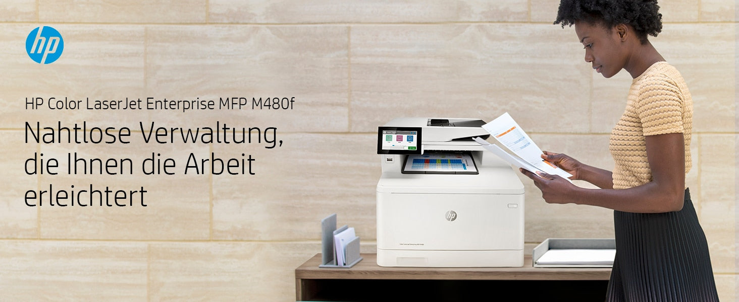 HP Color LaserJet Enterprise M480 f – Farbiger Laser-MFP, 4-in-1 – 27 Seiten/Min S/W, 27 Seiten/Min Farbe