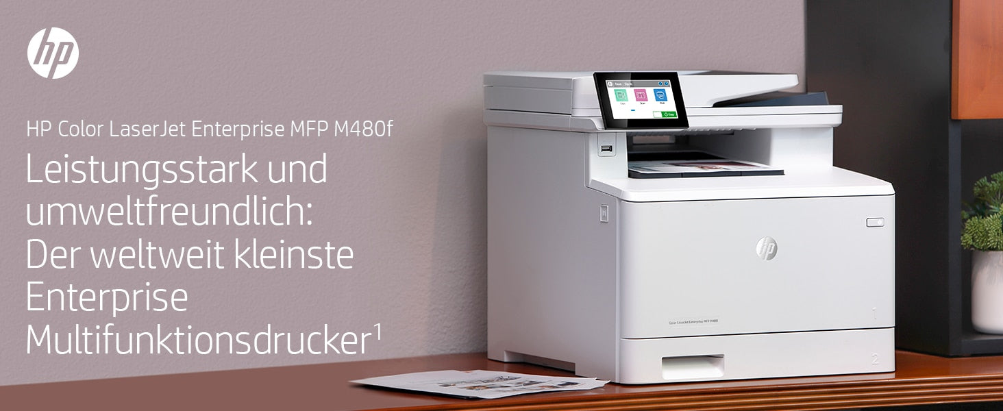 HP Color LaserJet Enterprise M480 f – Farbiger Laser-MFP, 4-in-1 – 27 Seiten/Min S/W, 27 Seiten/Min Farbe
