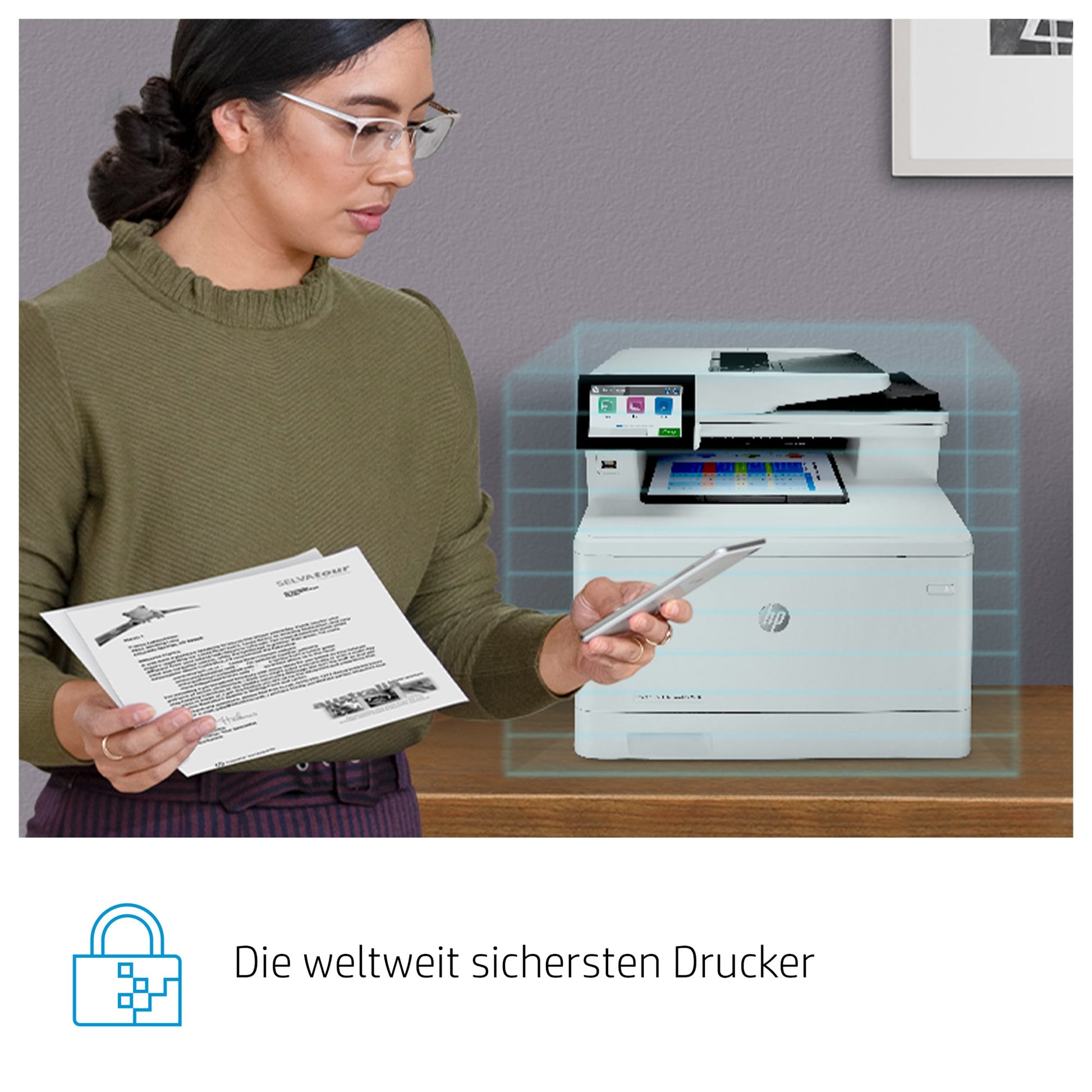 HP Color LaserJet Enterprise M480 f – Farbiger Laser-MFP, 4-in-1 – 27 Seiten/Min S/W, 27 Seiten/Min Farbe