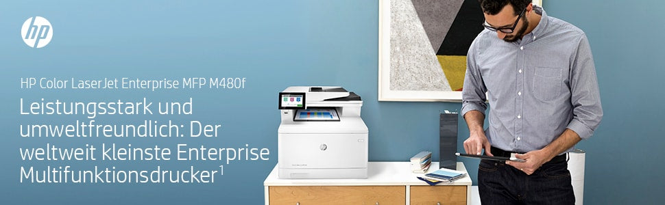 HP Color LaserJet Enterprise M480 f – Farbiger Laser-MFP, 4-in-1 – 27 Seiten/Min S/W, 27 Seiten/Min Farbe