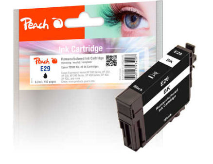 Peach 29 Schwarz Tintenpatrone (Kompatibel) – 190 Seiten – für Epson Expression Home XP-235/XP-240/XP-245 …