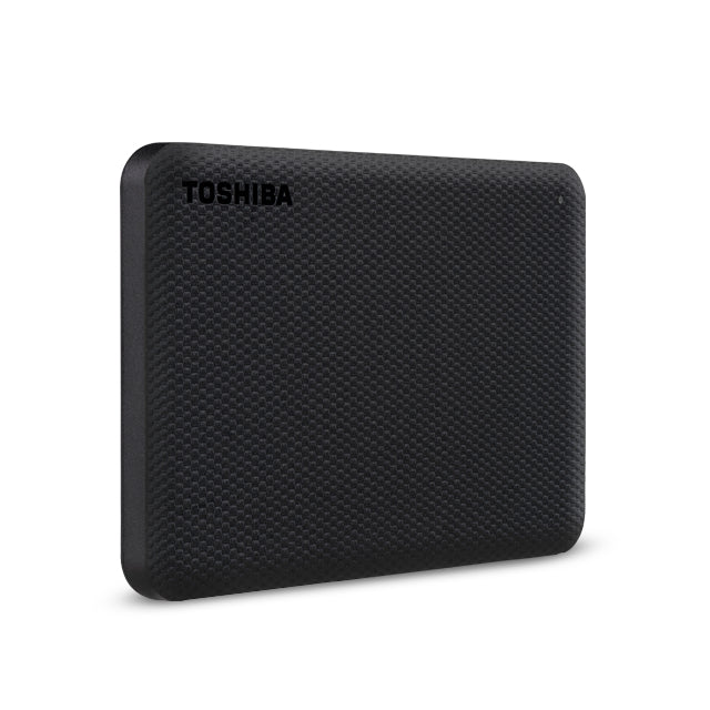 Toshiba Canvio Advance 4 TB – für 2,5" HDD, USB 3,2 Gen 1 (Type-A), Schwarz