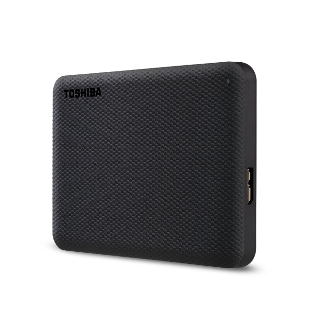 Toshiba Canvio Advance 4 TB – für 2,5" HDD, USB 3,2 Gen 1 (Type-A), Schwarz