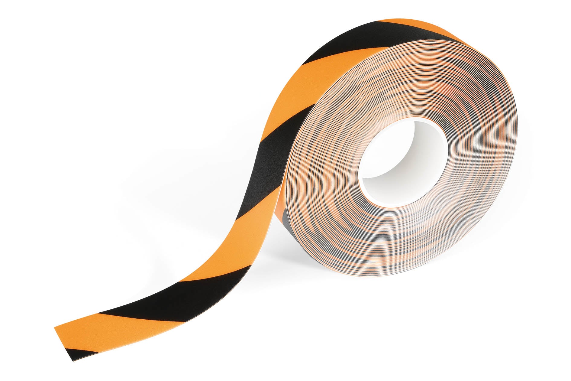 Durable Vinylband Duraline 2 Colour – 50 mm × 15 m, gelb/schwarz, wiederablösbar