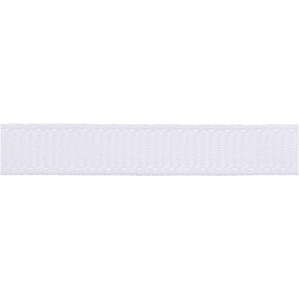 Creativ Company Bast, weiss, 6 mm × 15 m
