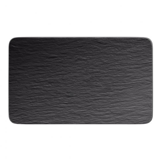 Villeroy & Boch Schieferplatte Manufacture Rock – 28,0 × 17,0 × 1,0 cm, Porzellan, spülmaschinenfest
