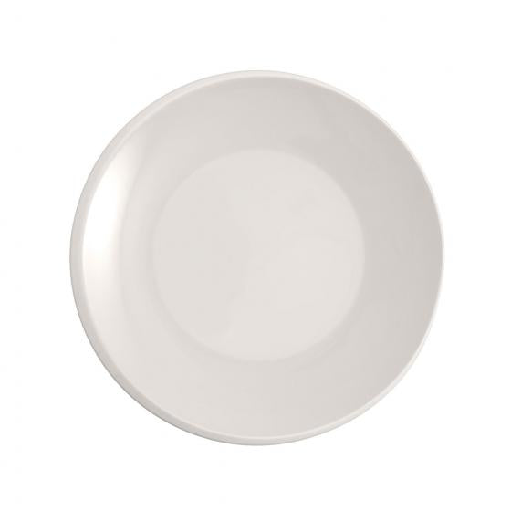 Villeroy & Boch New Moon Speiseteller – Ø 27,0 cm, Porzellan, Weiss, Spülmaschinenfest, 6 Stück