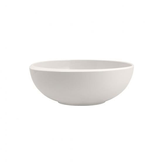 Villeroy & Boch Schüssel New Moon – 2,2 l, Ø 23,5 cm, Porzellan, Weiss, spülmaschinenfest, mikrowellengeeignet