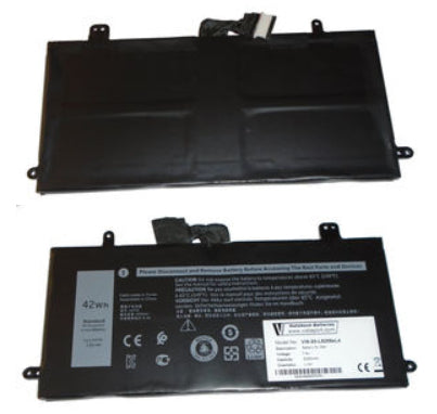 Vistaport Notebook-Akku – für Dell Latitude 5285, 5290 – 42 Wh, 8 V, 4 Zellen – Schwarz