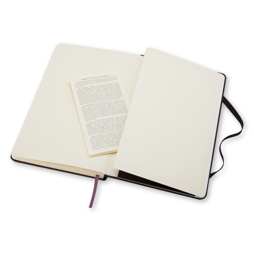 Moleskine Notizbuch Classic Collection, 90 × 140 mm, liniert, Leimbindung, Hardcover, 192 Seiten – schwarz