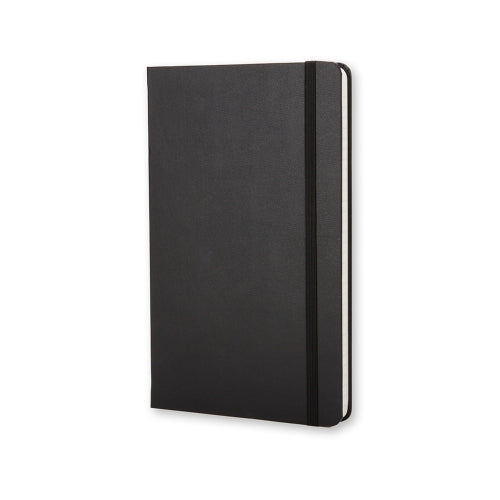 Moleskine Notizbuch – A6 – liniert – 192 Blatt – 70 g/m² – Hardcover, Gummiband, Einstecktasche, schwarz