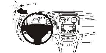 Brodit ProClip 804898 – Auto-Halterung – Schwarz