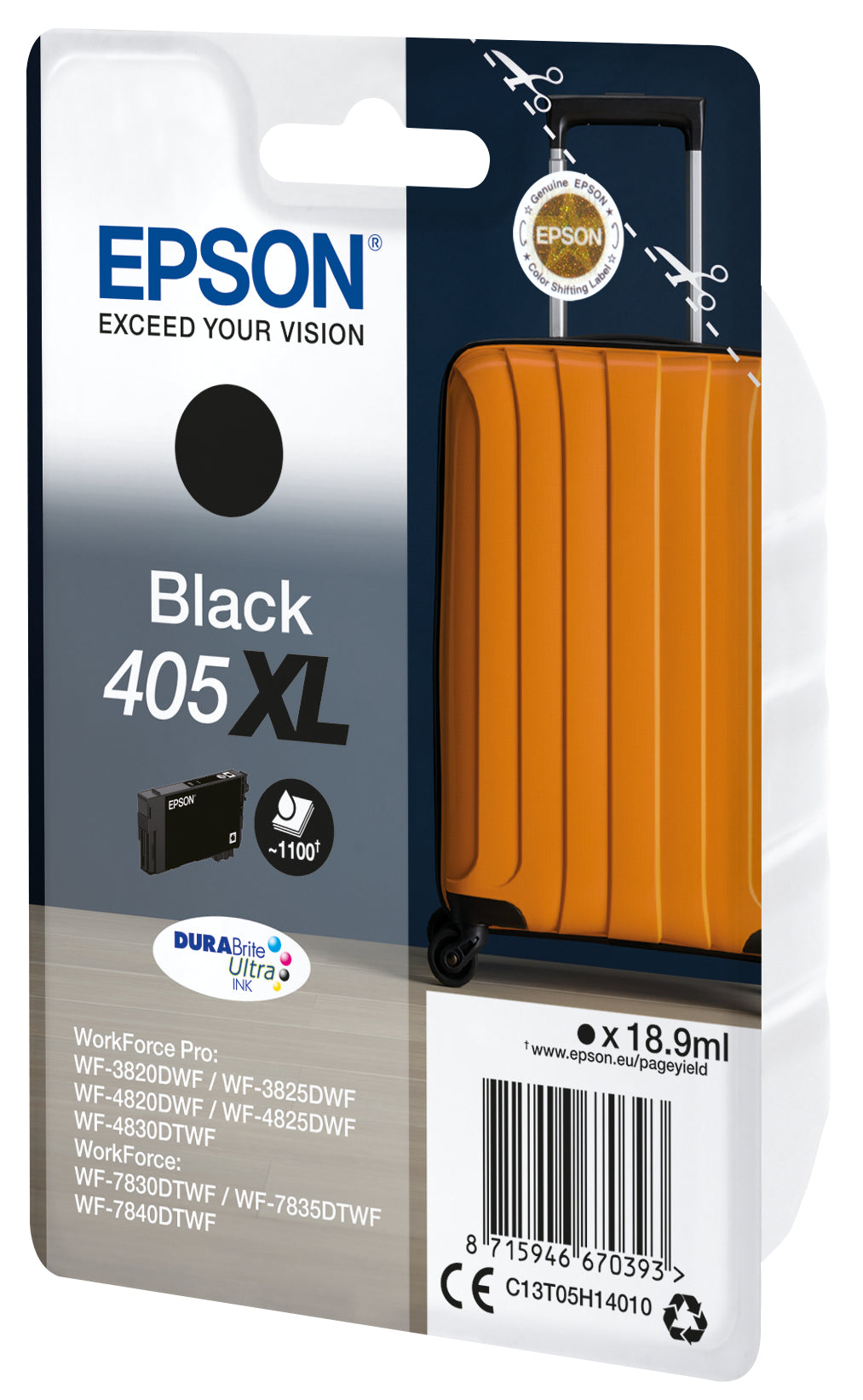 Epson Tintenpatrone 405XL Schwarz – Einzelpackung