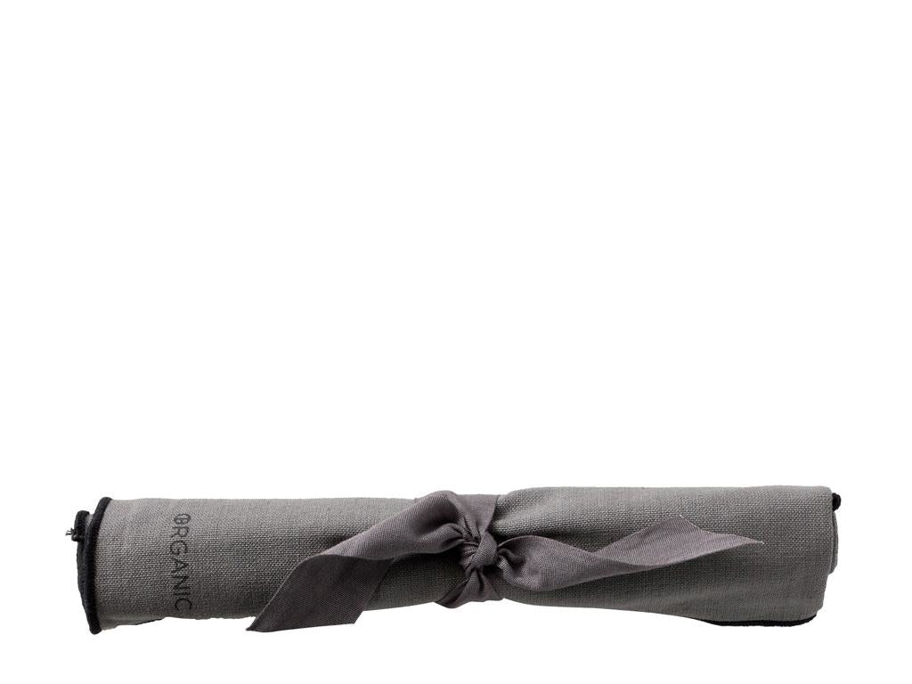 Södahl Stoffserviette – Grau/Schwarz – 50 × 50 cm, Baumwolle – 2er-Set